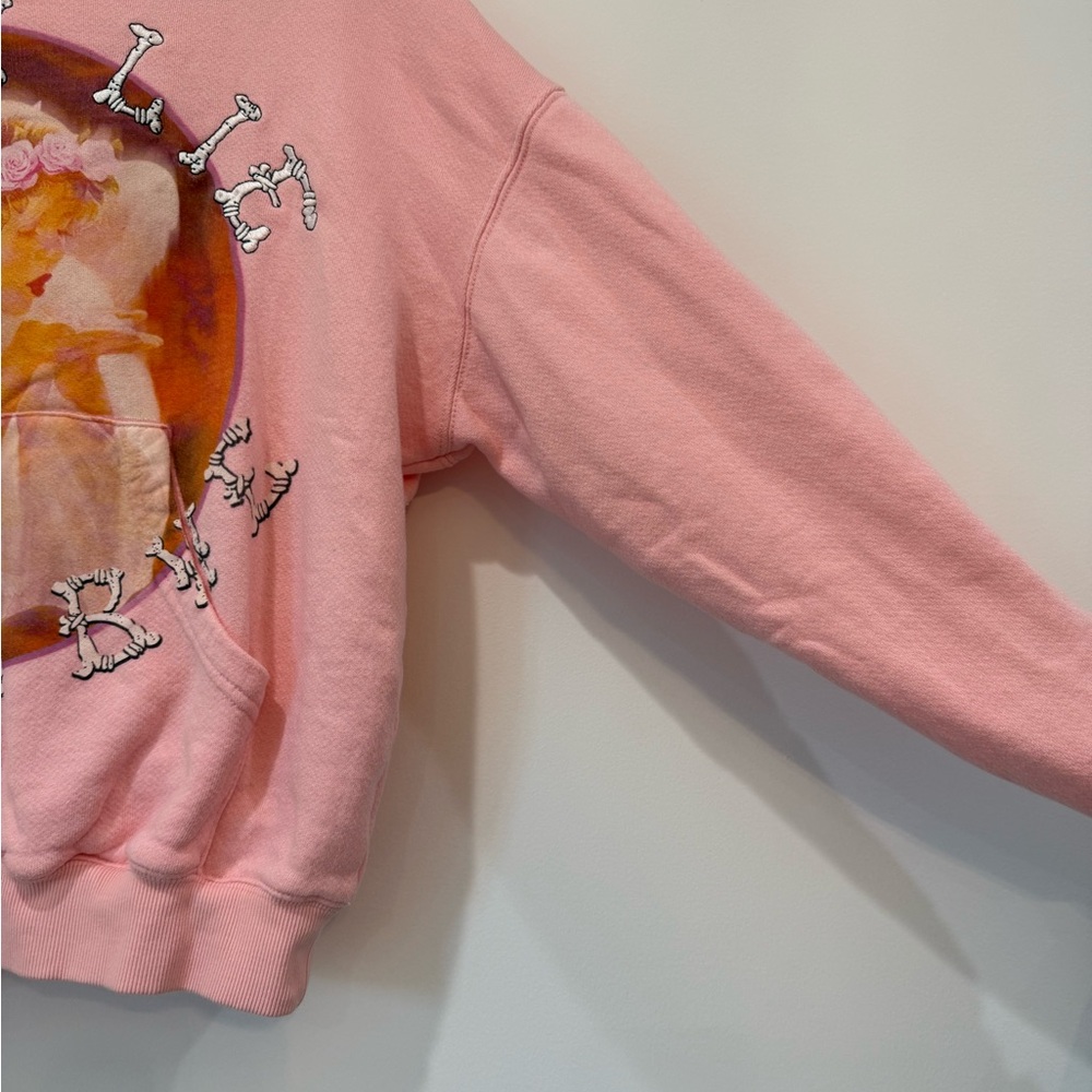 Boys Lie Pink Angel Graphic Hoodie | Size XS/S - Picture 3 of 8